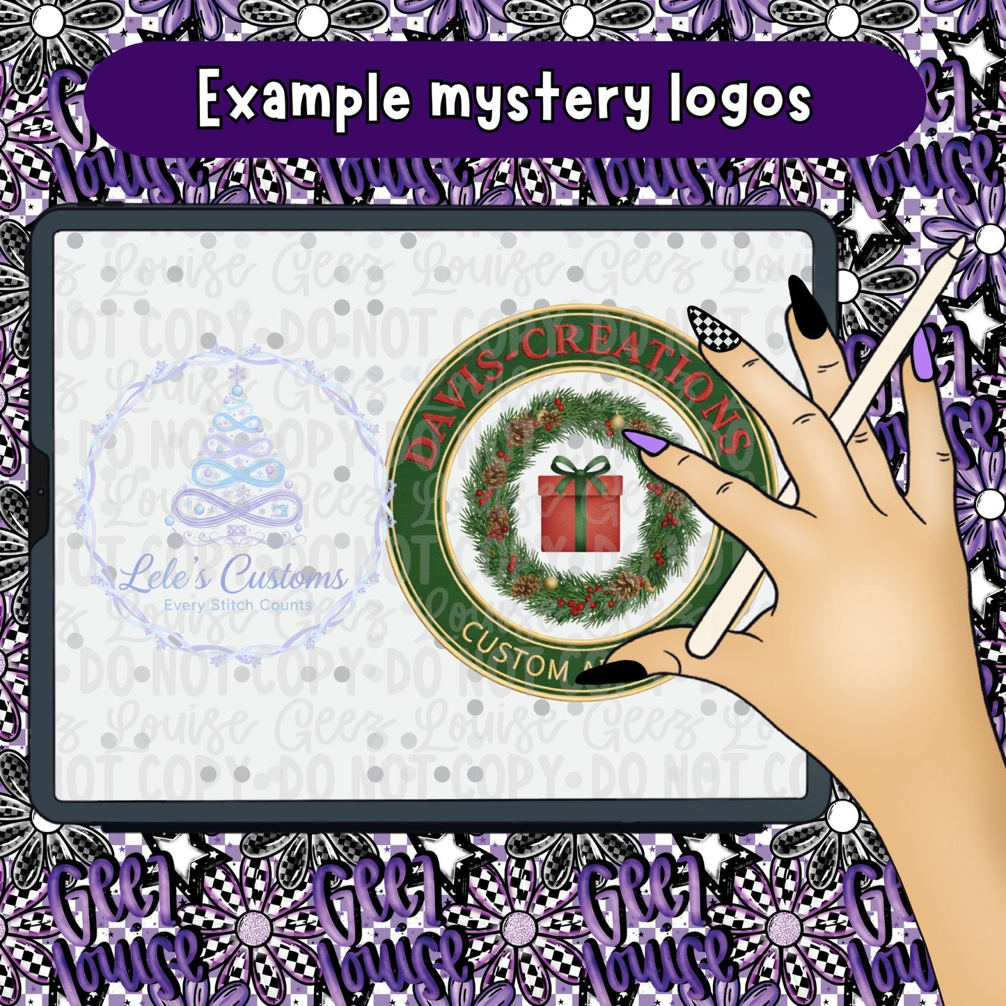 Seasonal Mystery Logo – Custom Design