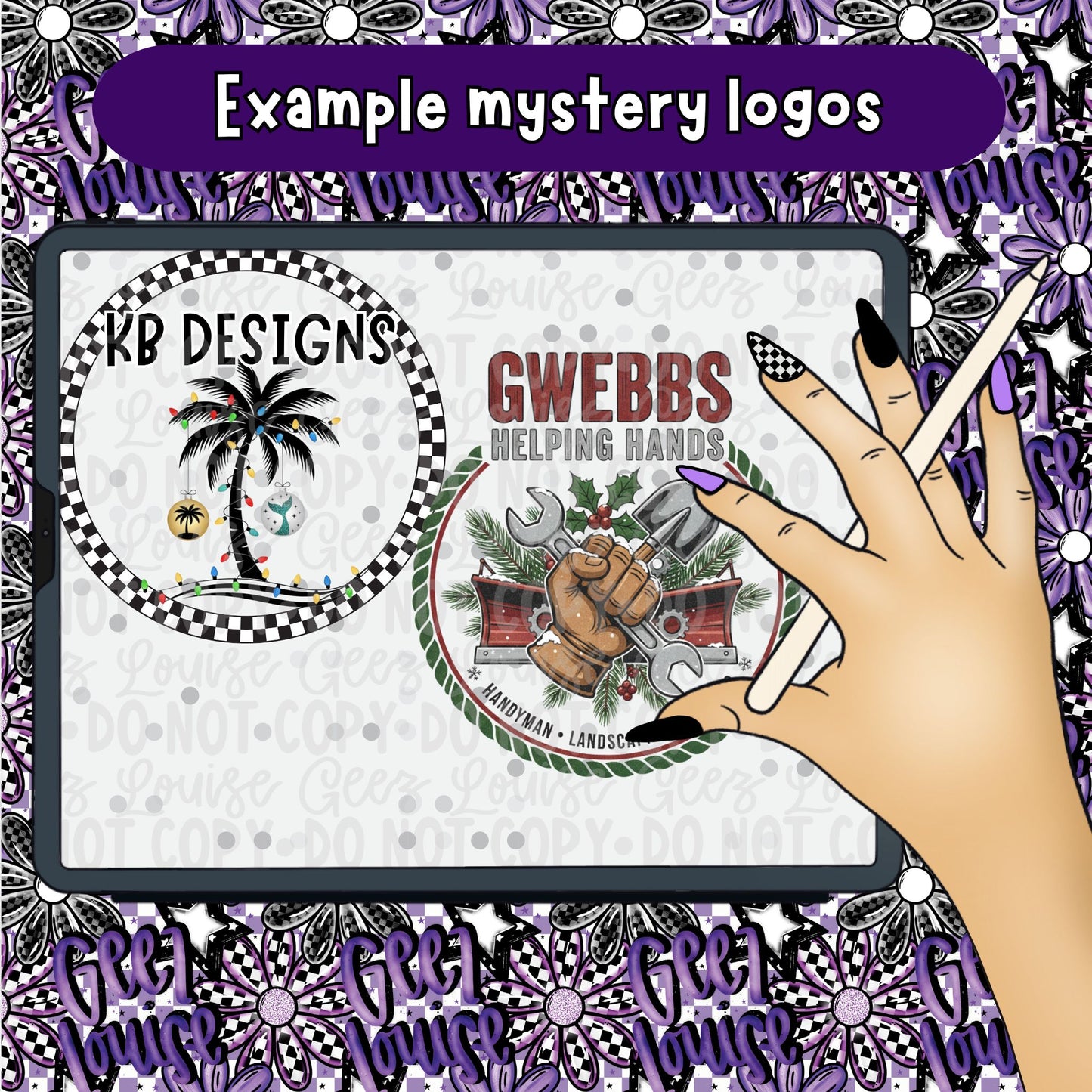 Seasonal Mystery Logo – Custom Design