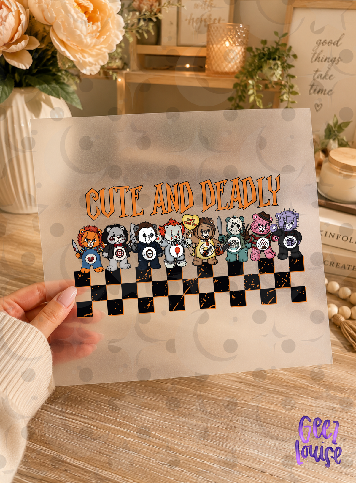 Cute and Deadly Horror Bear PNG | Individual & Bundle Digital Download | August 26 Design Drive