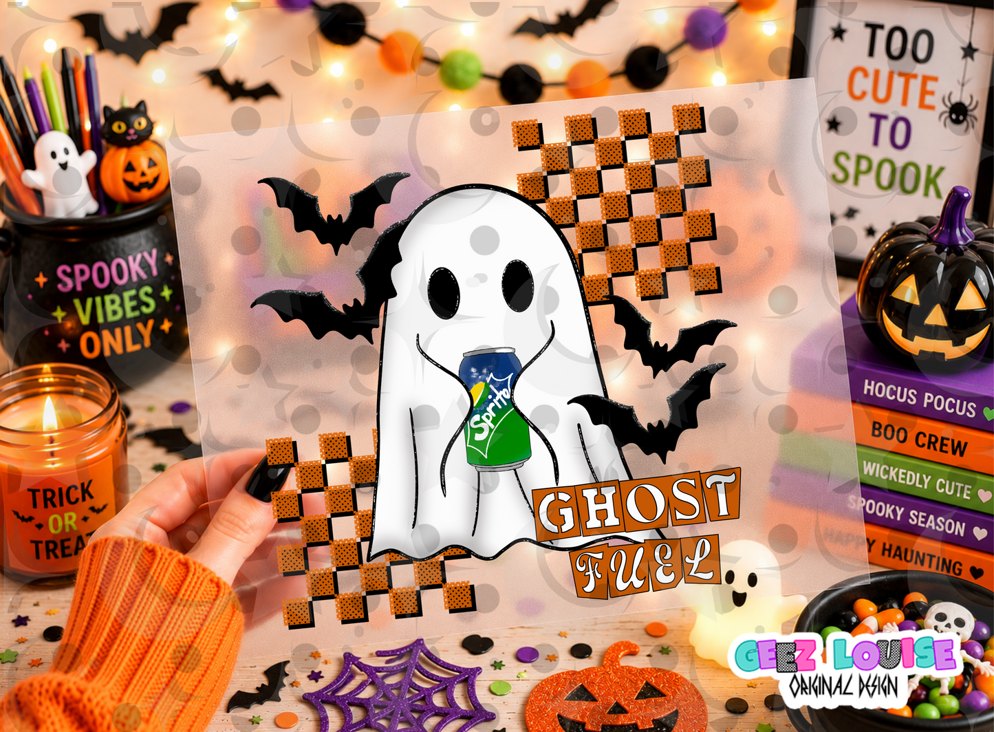 Ghost Fuel PNG | Cute Halloween Ghost Soda Sublimation Design | Spooky Ghost PNG | Multiple Soda Variants | Digital Download