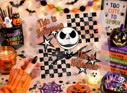 This Is Halloween PNG | Spooky Skeleton Halloween Sublimation Design | Gothic Digital Download | July 26 No FOMO Drive