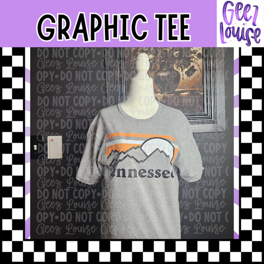 Tennessee Mountain Sunset Graphic Tee – Unisex Comfort Fit
