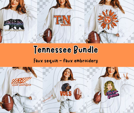 Tennessee sequin bundle/drive - Digital Download- PNG