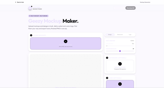 Geezy Mockup Maker | Bulk Mockup Creator | Lifetime Access