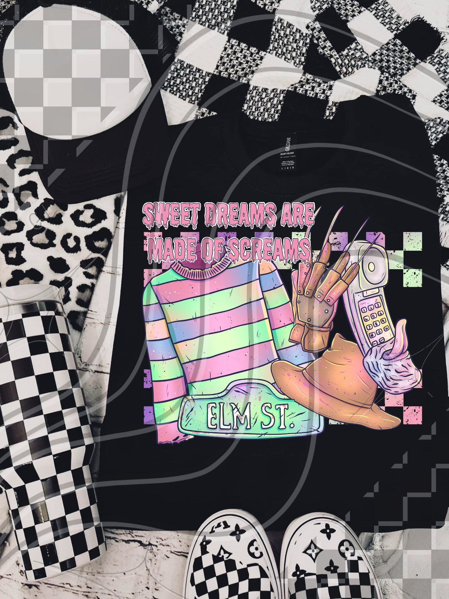 Sweet Dreams Are Made of Screams – Pastel Horror Digital Design