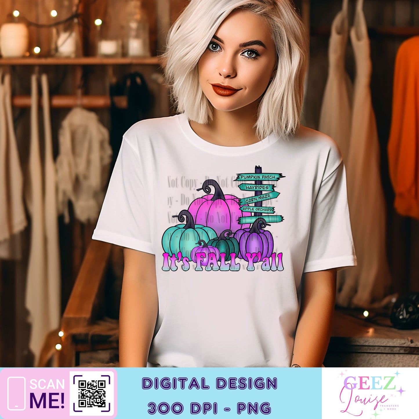 Its fall y'all- Digital Download- PNG