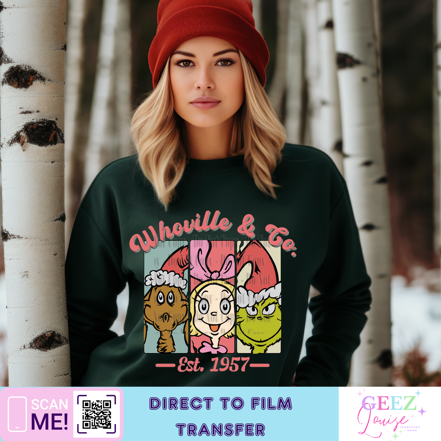 Whoville & co - Direct to Film Transfer - made to order