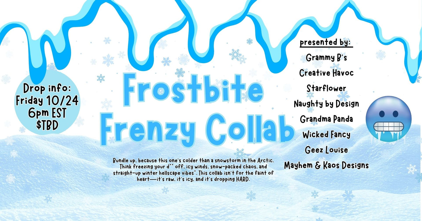 Frostbite Frenzy Collab – Digital Design Bundle