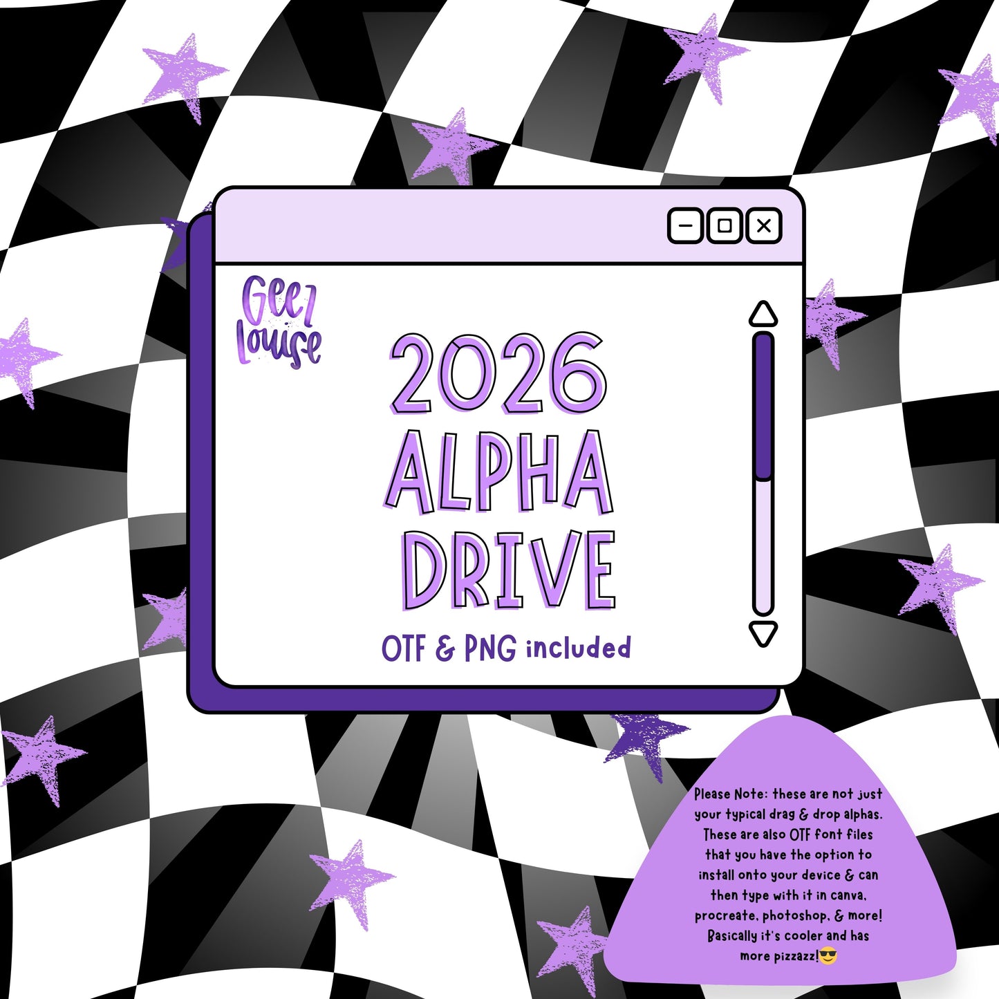2026 Yearly Drive – Choose Design, Alpha/OTF, Seamless/ Paper, Clipart, or Lineart/outline | Limited Spots