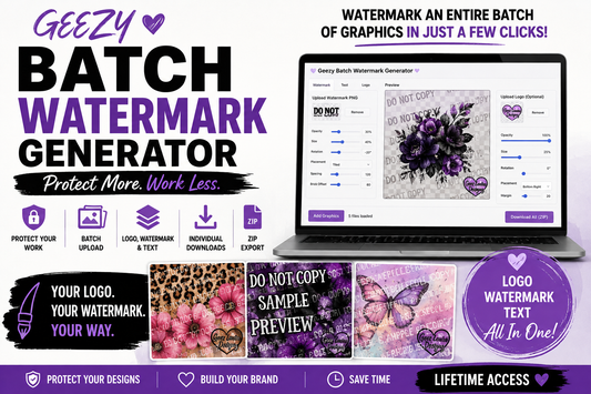 Geezy Batch Watermark Generator | Lifetime Access