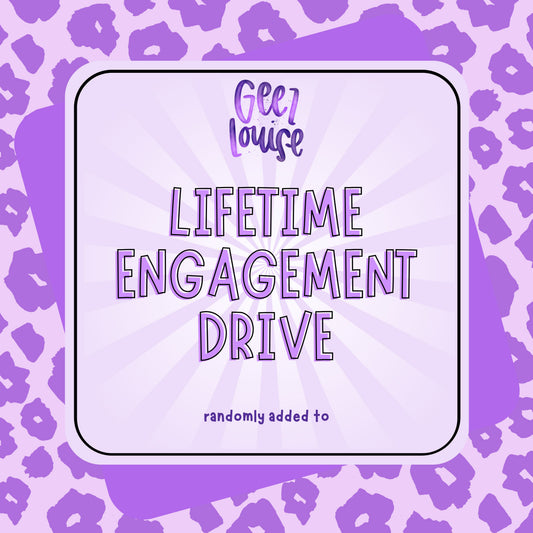 Lifetime Social Media Engagement Drive - Digital Downloads- PNG