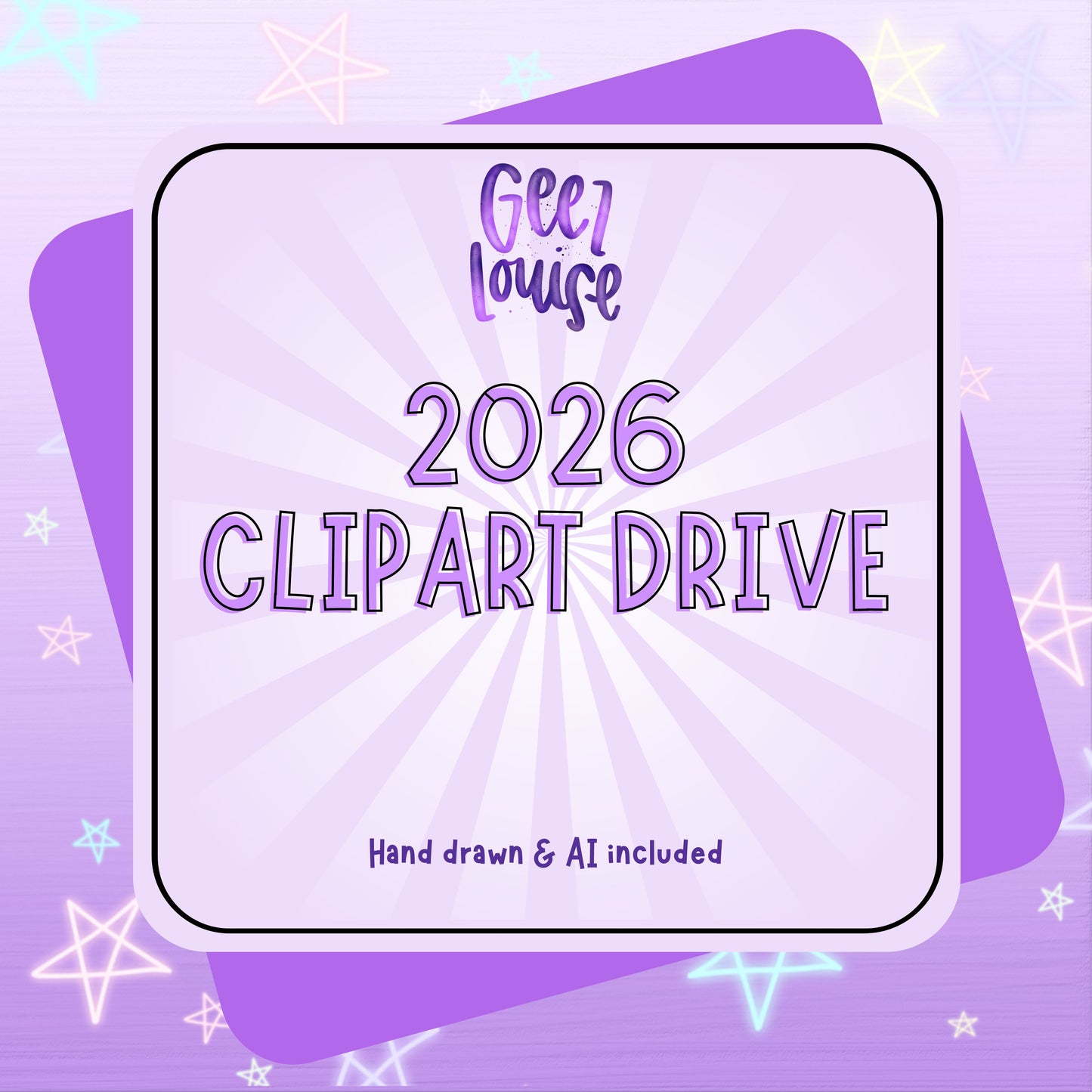 2026 Yearly Drive – Choose Design, Alpha/OTF, Seamless/ Paper, Clipart, or Lineart/outline | Limited Spots