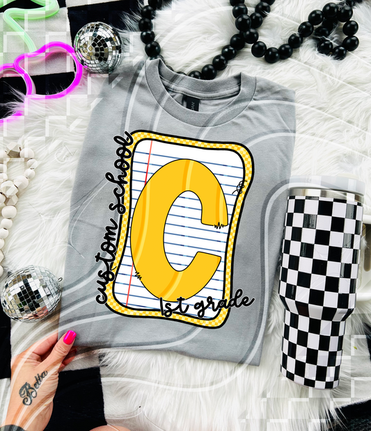 Class Act PNG – Custom School Grade Teacher Design