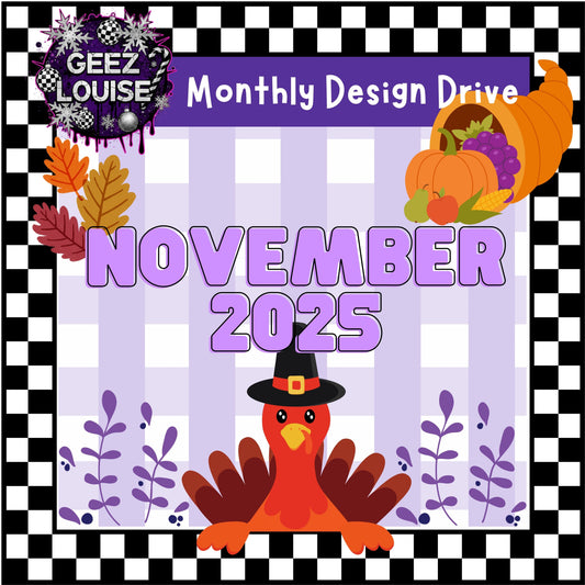 Preorder - November 25 Monthly Drives – Engagement, Clipart, Designs, Alpha/OTF, and Seamless/Paper