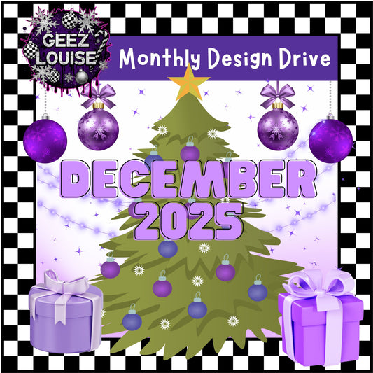 Preorder- December 25 Monthly Drives – Engagement, Clipart, Designs, Alpha/OTF, and Seamless/Paper
