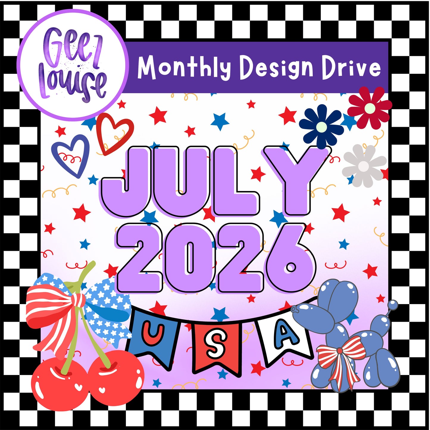JULY 2026 Monthly Drives (choose your option)