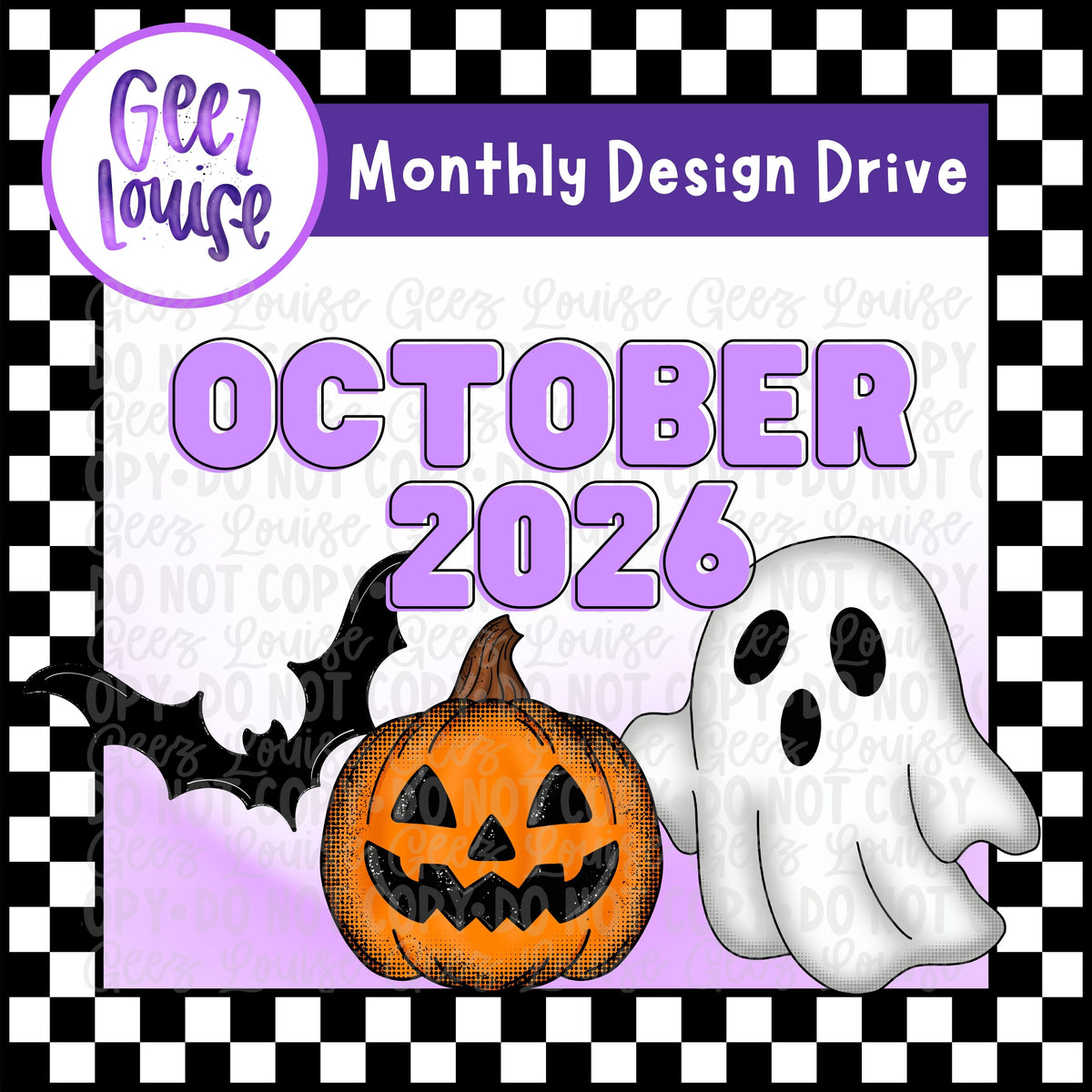 OCTOBER 2026 Monthly Drives (choose your option)