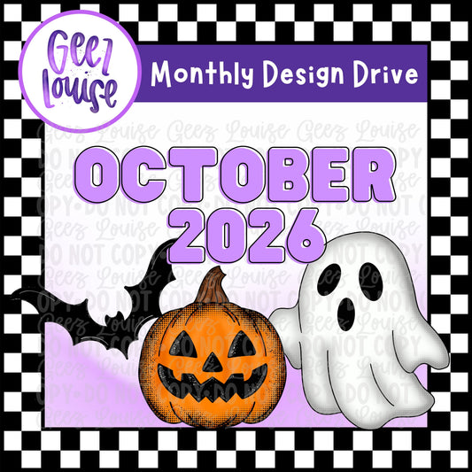 OCTOBER 2026 Monthly Drives (choose your option)
