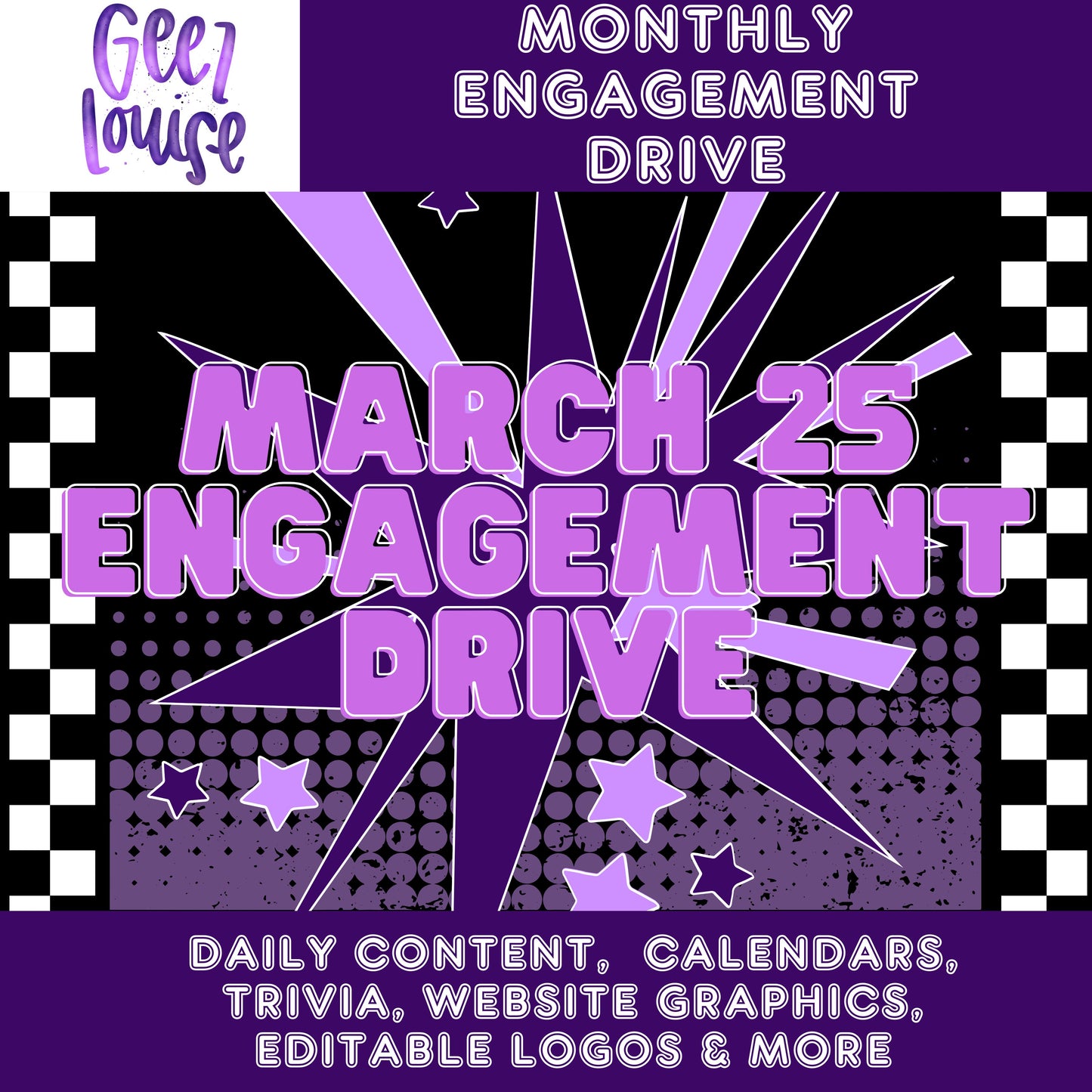 March 2025 Social Media Engagement Drive