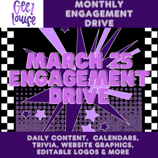 March 2025 Social Media Engagement Drive