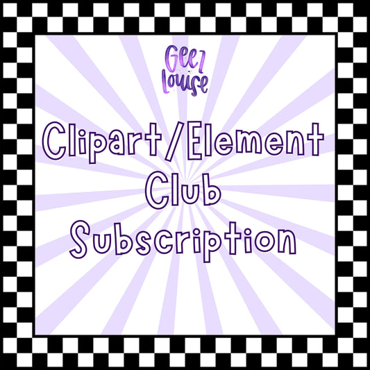 Geez Louise Clipart Club | Monthly Hand Drawn Clipart Subscription