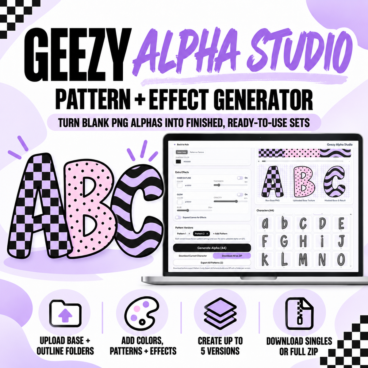 Geezy Alpha Studio | Pattern & Effect Generator | Lifetime Access