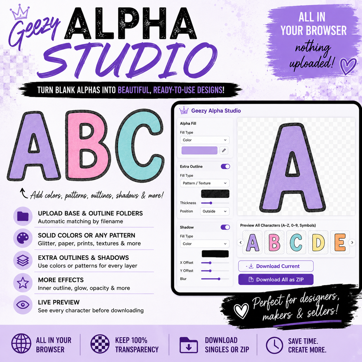 Geezy Alpha Studio | Pattern & Effect Generator | Lifetime Access