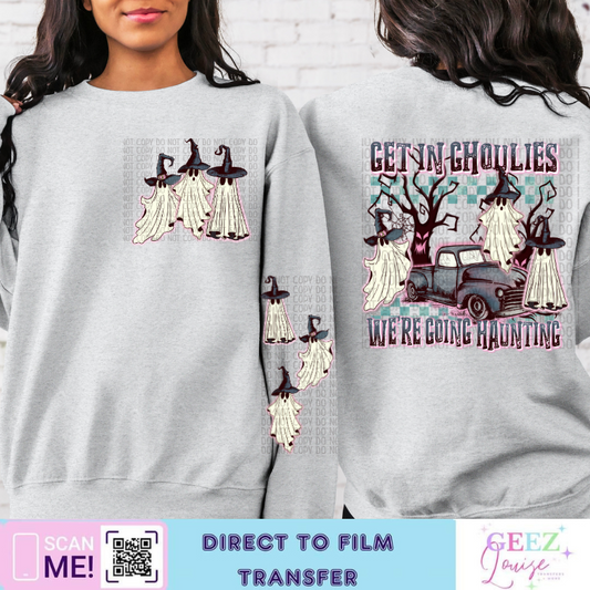 Get in Goulies- Direct to Film Transfer - made to order