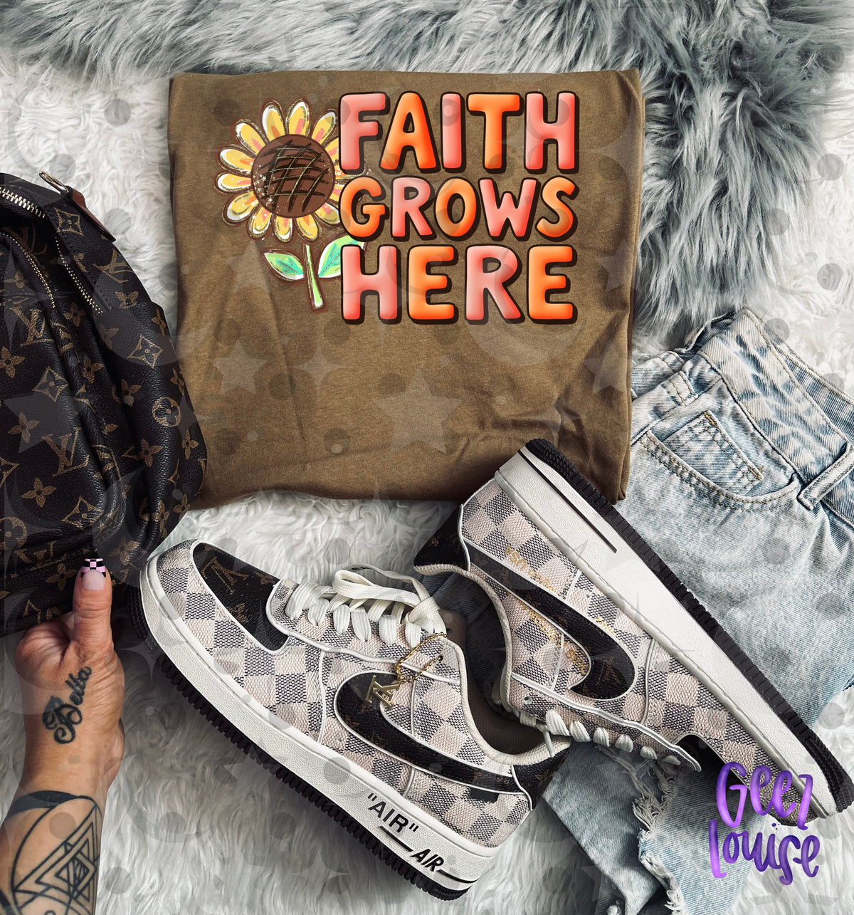 Faith Grows Here Fall PNG