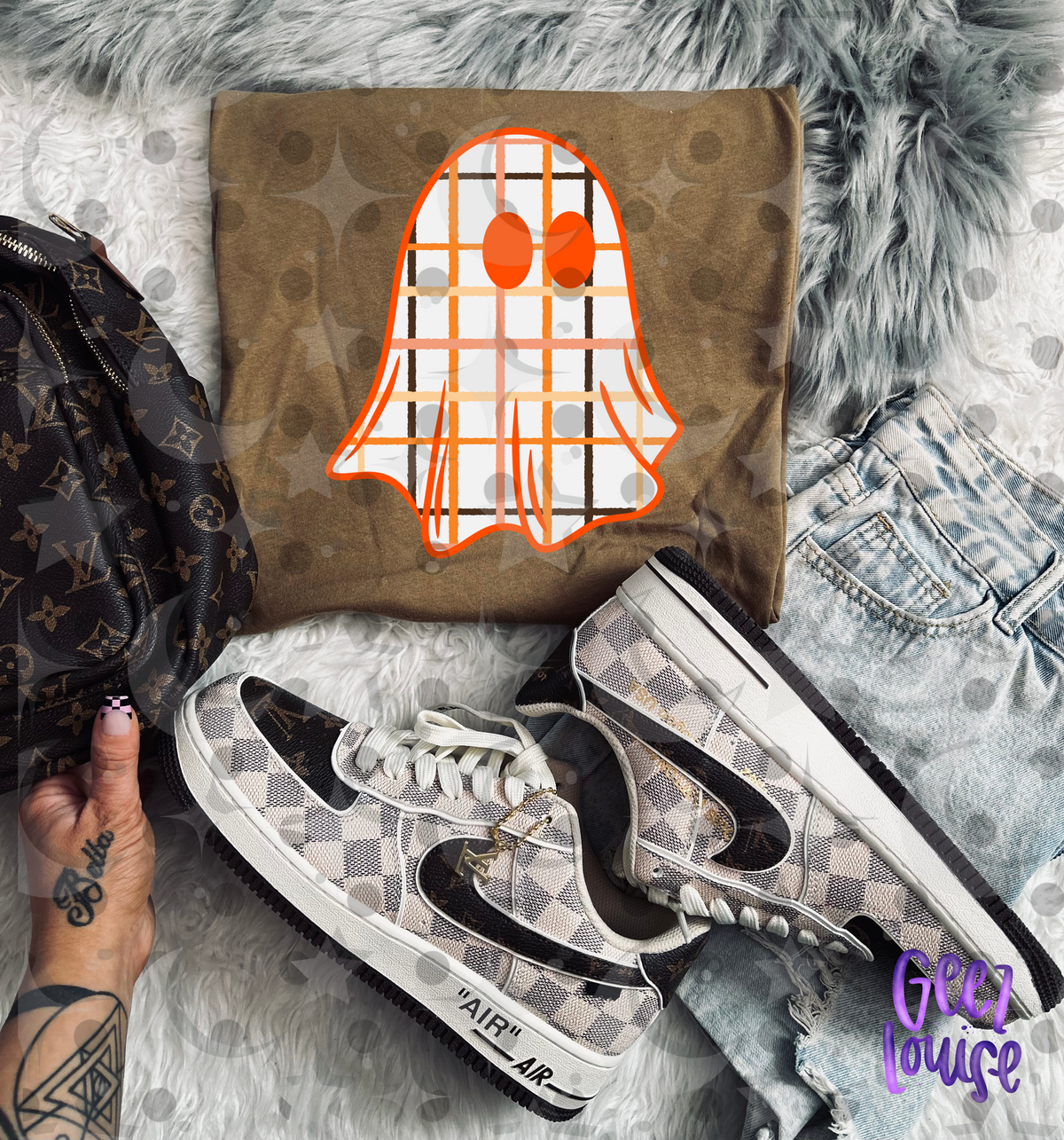 Plaid Ghost PNG | Individual Digital Download | August 26 Design Drive