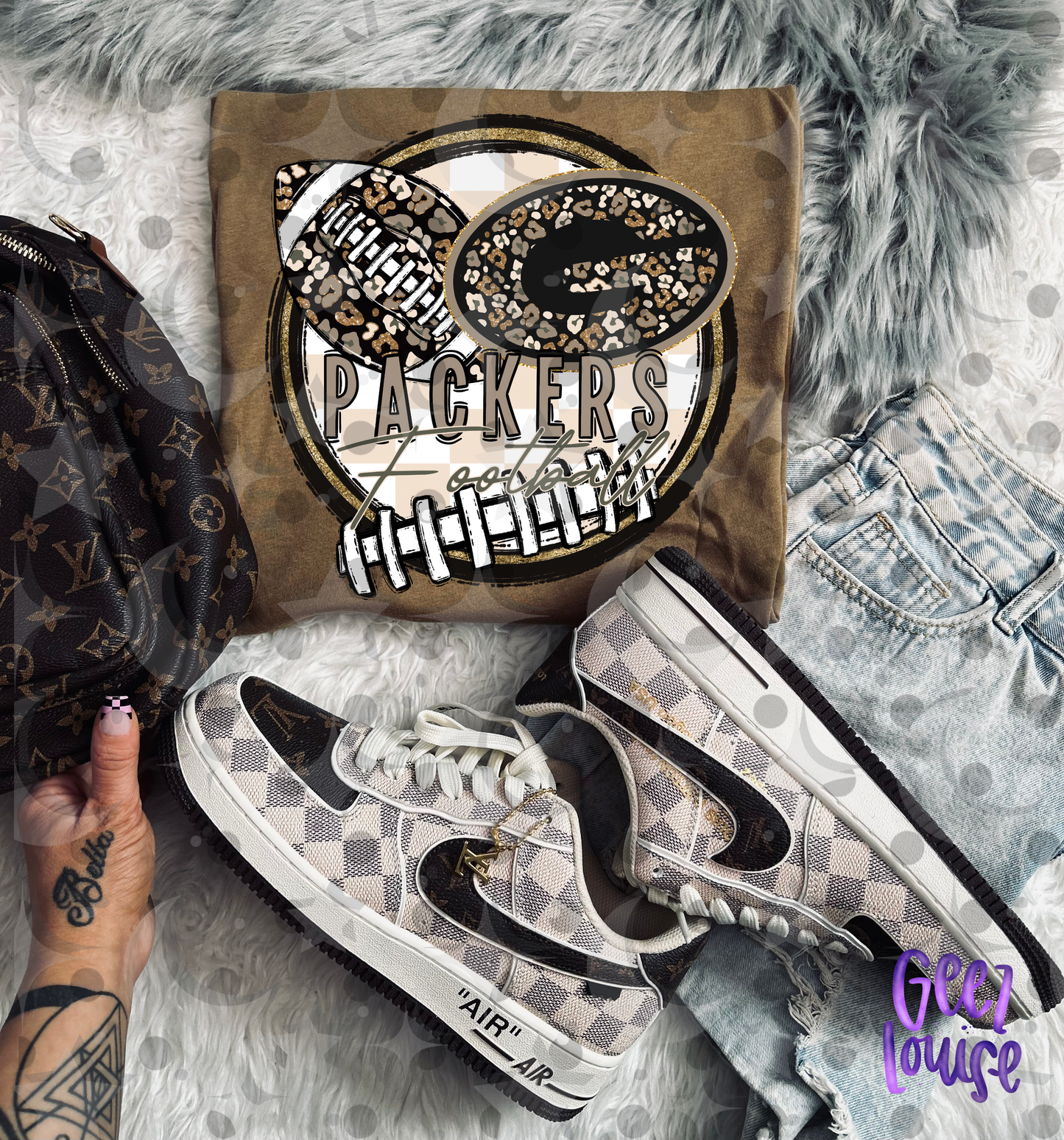 Cheetah Football Team PNG | Animal Print Sports Design | Individual PNG | July 26 Design Drive | Digital Download