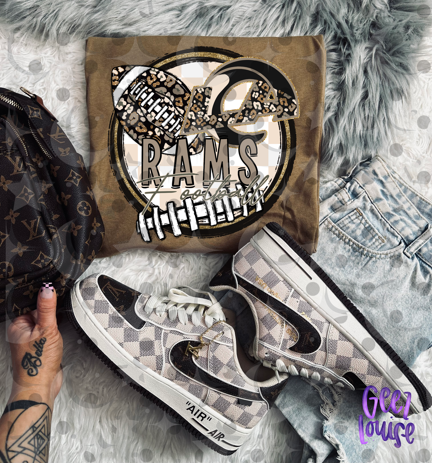 Cheetah Football Team PNG | Animal Print Sports Design | Individual PNG | July 26 Design Drive | Digital Download