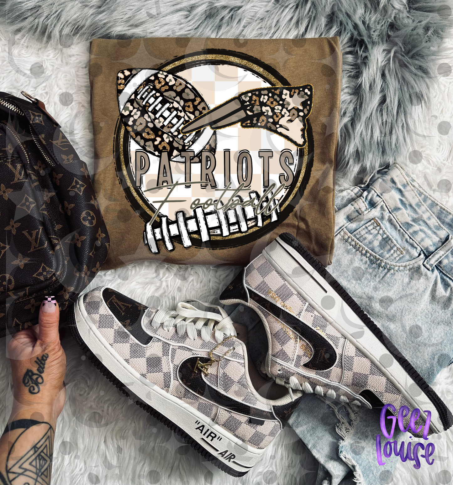 Cheetah Football Team PNG | Animal Print Sports Design | Individual PNG | July 26 Design Drive | Digital Download