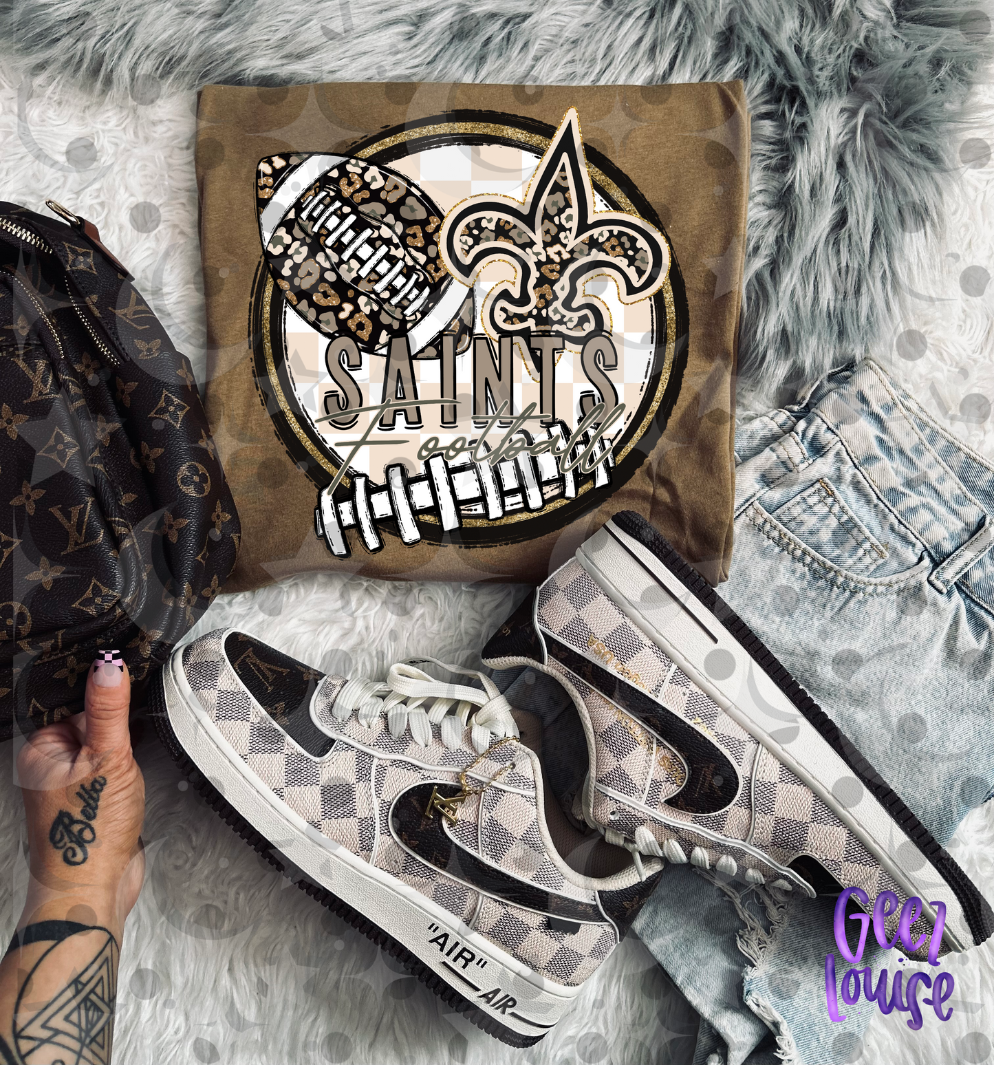 Cheetah Football Team PNG | Animal Print Sports Design | Individual PNG | July 26 Design Drive | Digital Download
