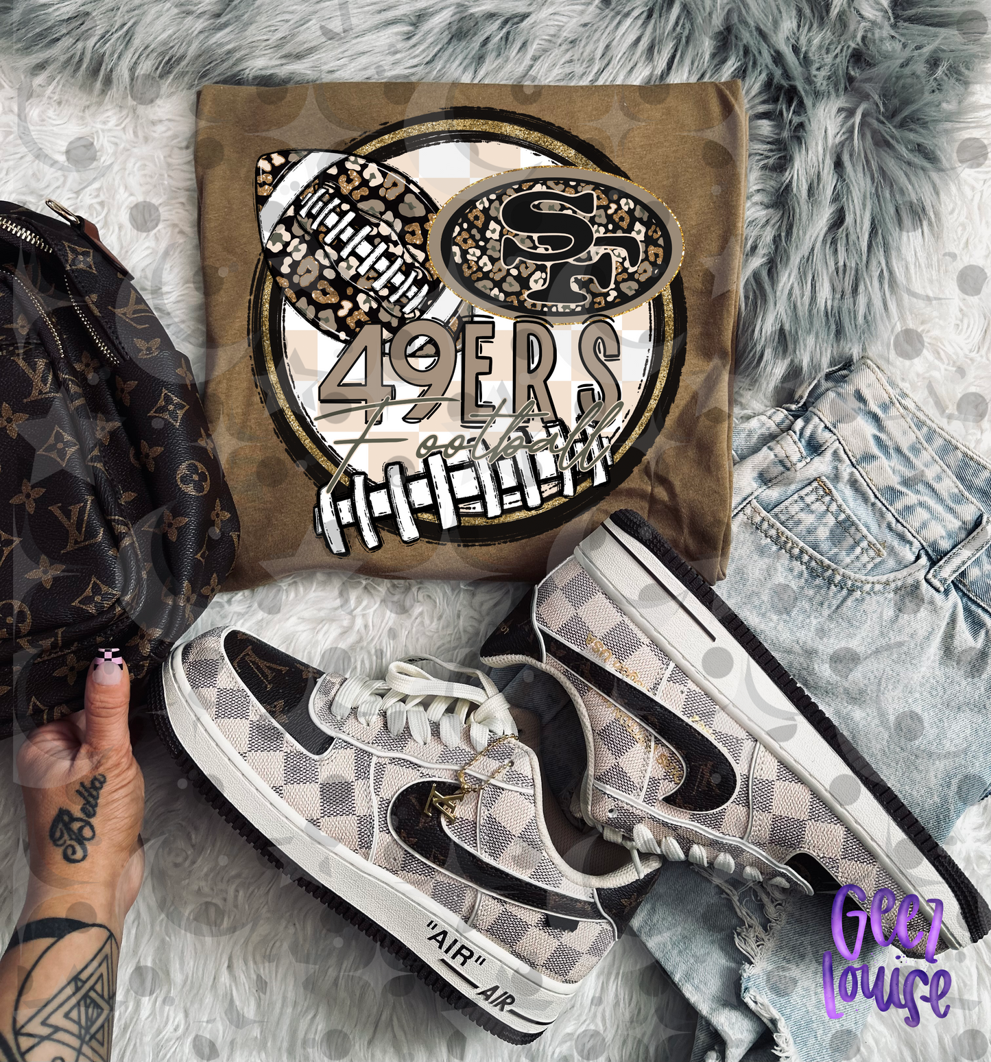 Cheetah Football Team PNG | Animal Print Sports Design | Individual PNG | July 26 Design Drive | Digital Download