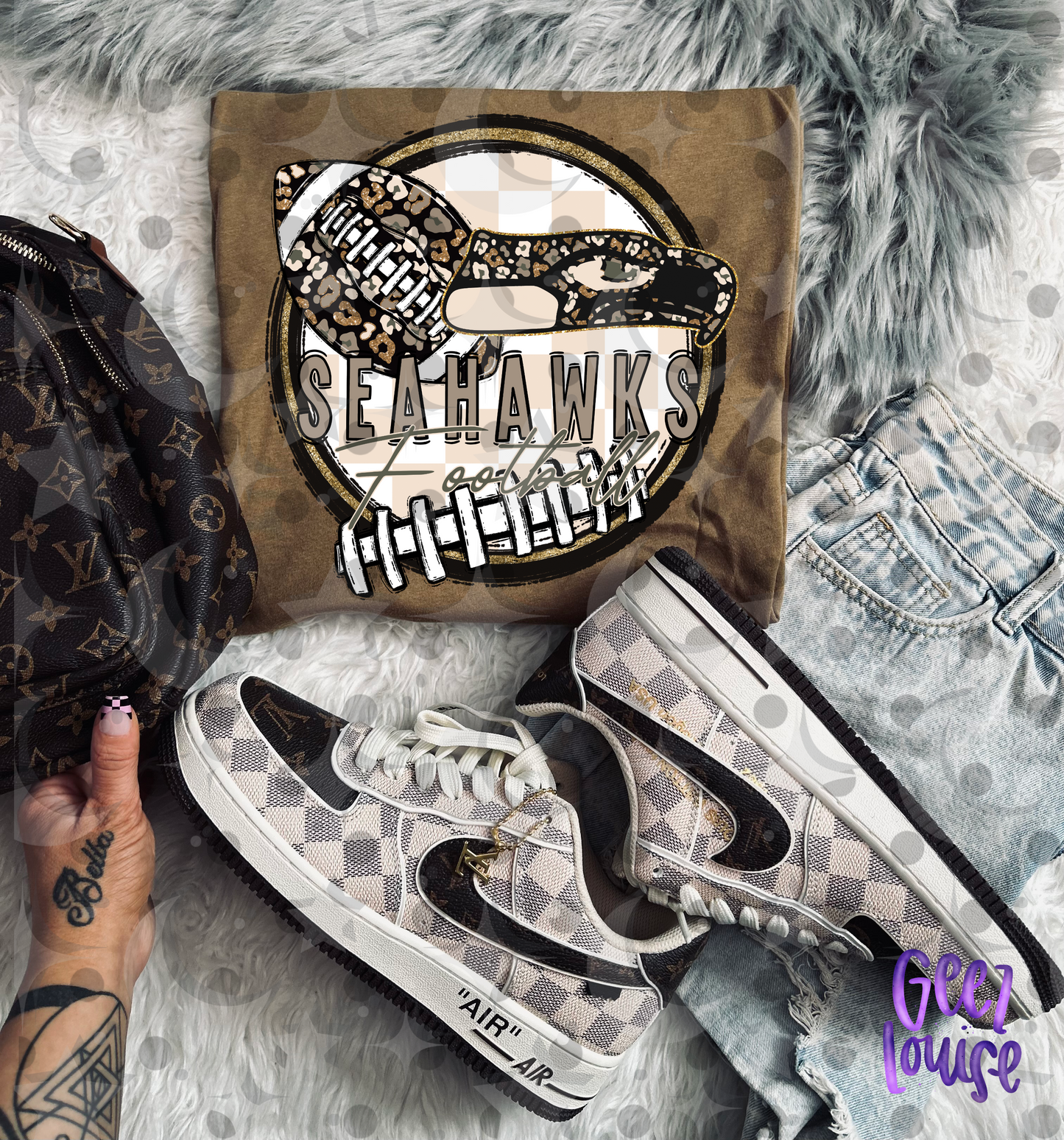 Cheetah Football Team PNG | Animal Print Sports Design | Individual PNG | July 26 Design Drive | Digital Download