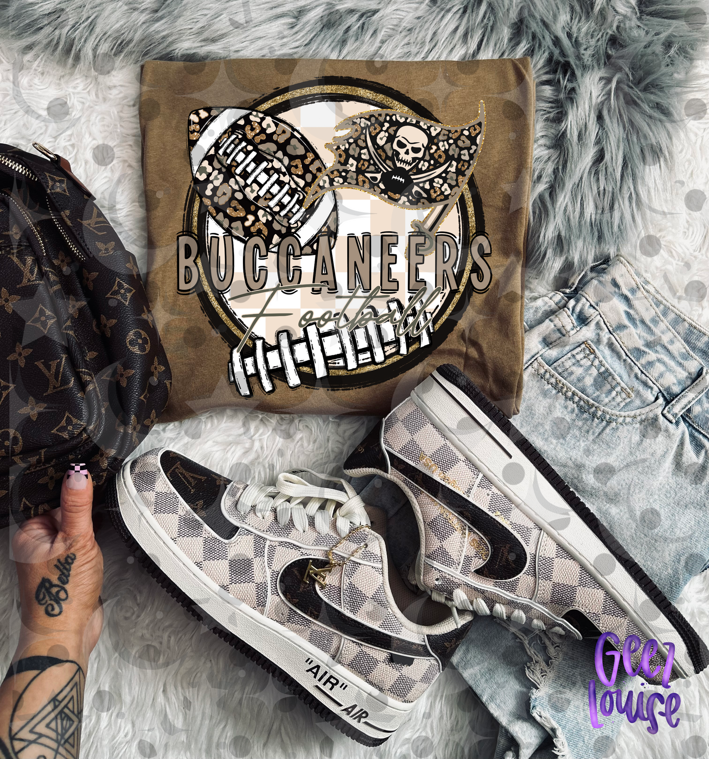 Cheetah Football Team PNG | Animal Print Sports Design | Individual PNG | July 26 Design Drive | Digital Download