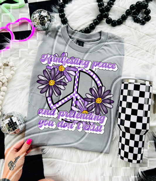 Manifesting Peace & Pretending You Don’t Exist PNG