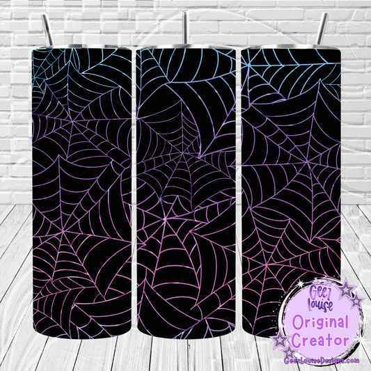 Pastel Spiderweb Tumbler Wrap – 20oz Skinny Digital Download