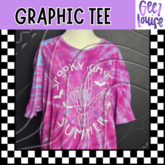 Spooky Ghoul Summer Skeleton Tee
 – Ready to Ship