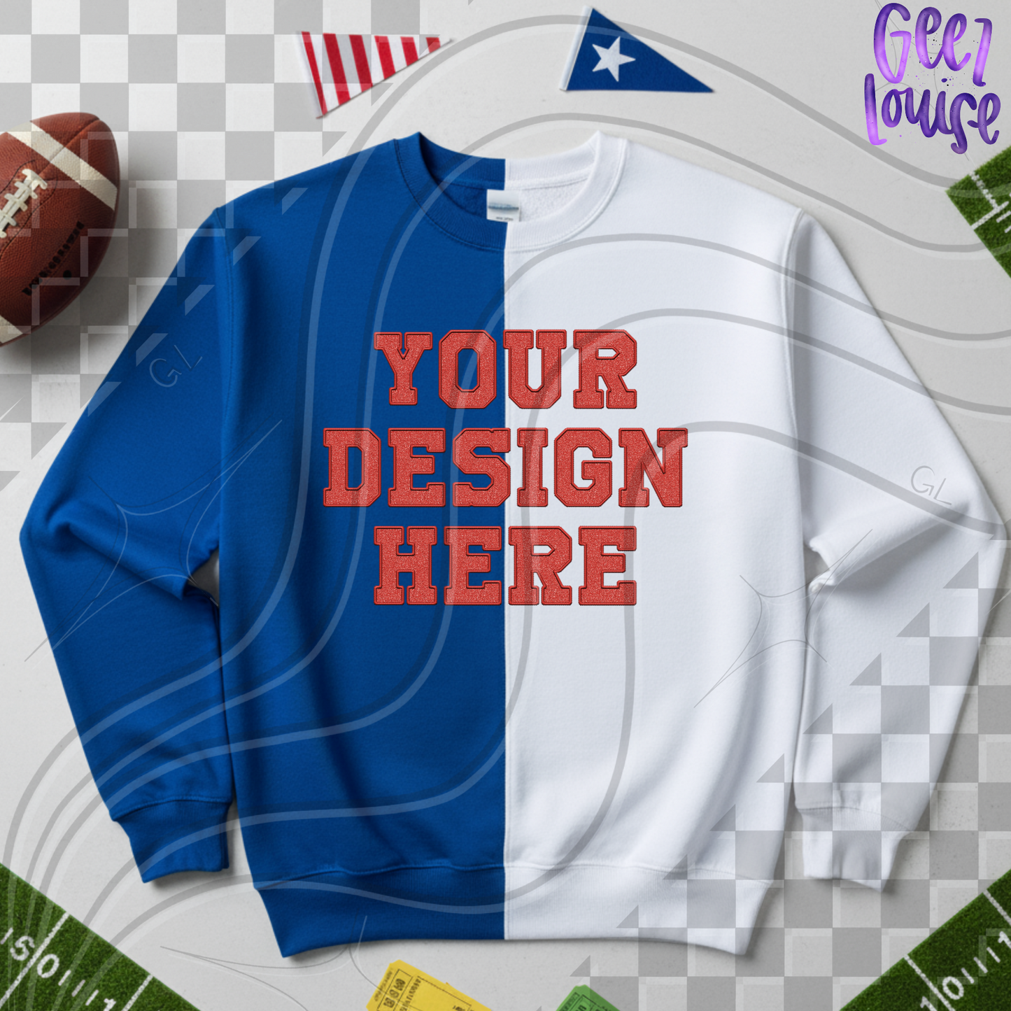 Split Sweatshirt mockup