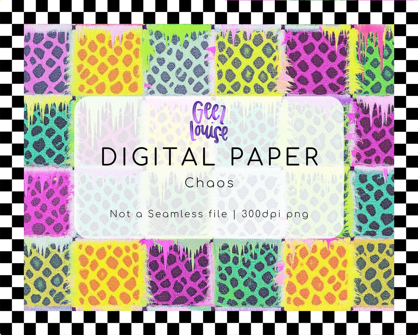 July 2025 Seamless/ Paper Drive - Digital Download- PNG