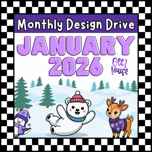January 2026 Digital Design Drive – Instant Download