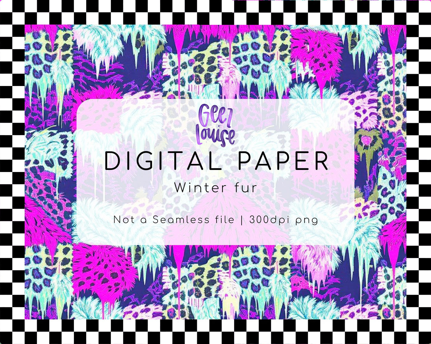 July 2025 Seamless/ Paper Drive - Digital Download- PNG
