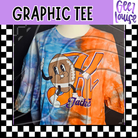 Jackets Football Mascot Tie-Dye Tee

 – Ready to Ship