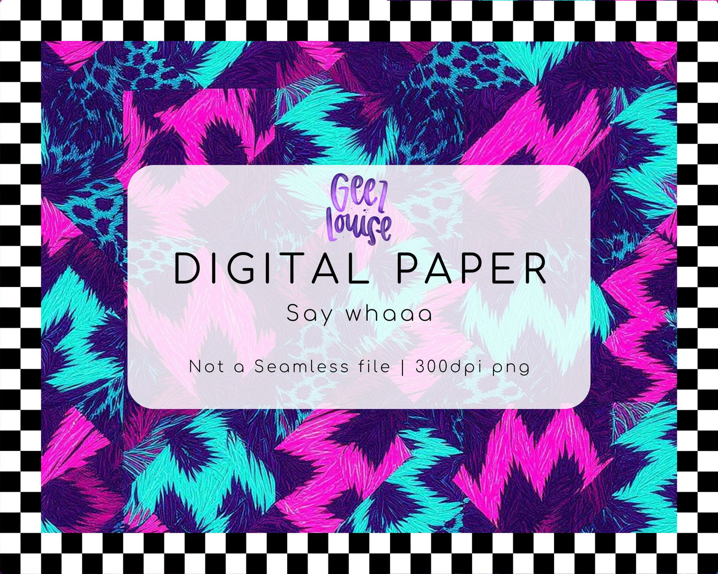 July 2025 Seamless/ Paper Drive - Digital Download- PNG
