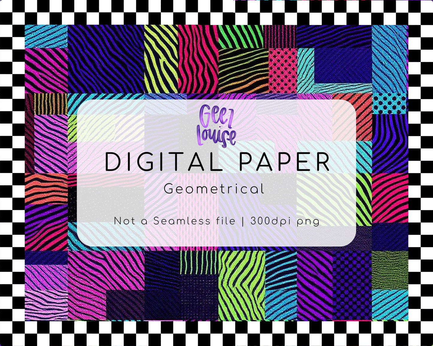 July 2025 Seamless/ Paper Drive - Digital Download- PNG