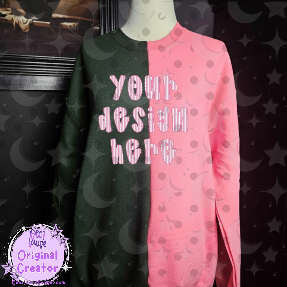 Split Sweatshirt  Mockup