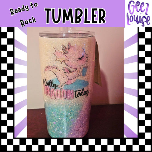 Really Dragon Today 20oz Resin tumbler