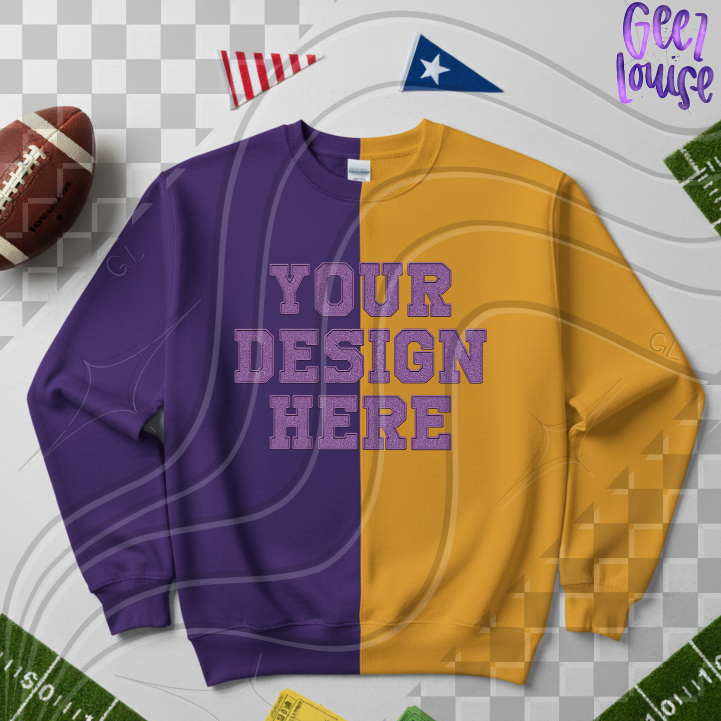 Split Sweatshirt mockup